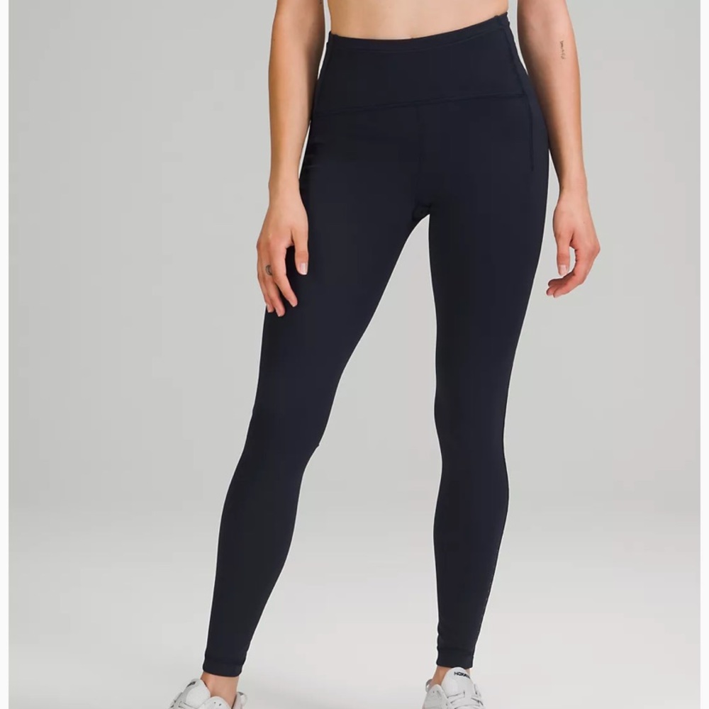 Lululemon Speed Up Mid-Rise Tight 28" Black size 6
